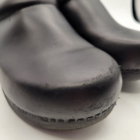 Dansko XP 2.0 Clogs Black Leather Comfort Shoes Arch Support Womens 41 (10.5-11) - Picture 10 of 15